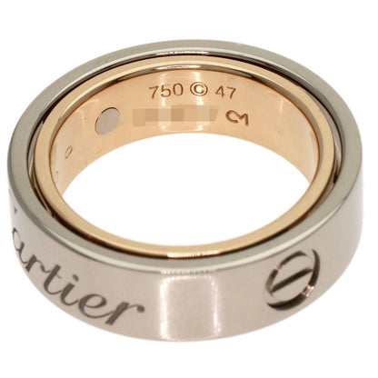 CARTIER Secret Love #47 Ring K18 White Gold 18K Pink GoldLadies [Used]