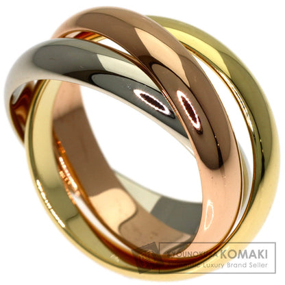 CARTIER Trinity MM #51 Ring K18 Yellow Gold 18K Pink GoldLadies [Used]