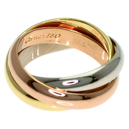 CARTIER Trinity MM #51 Ring K18 Yellow Gold 18K Pink GoldLadies [Used]