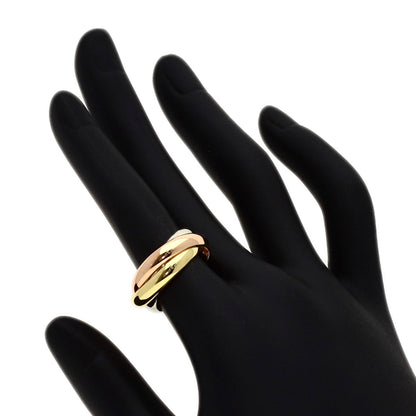 CARTIER Trinity MM #51 Ring K18 Yellow Gold 18K Pink GoldLadies [Used]