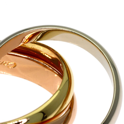 CARTIER Trinity MM #51 Ring K18 Yellow Gold 18K Pink GoldLadies [Used]