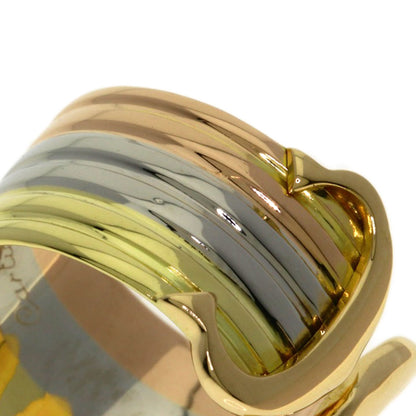 CARTIER 2C Ring LM #49 Ring K18 Yellow Gold K18 White GoldLadies [Used]