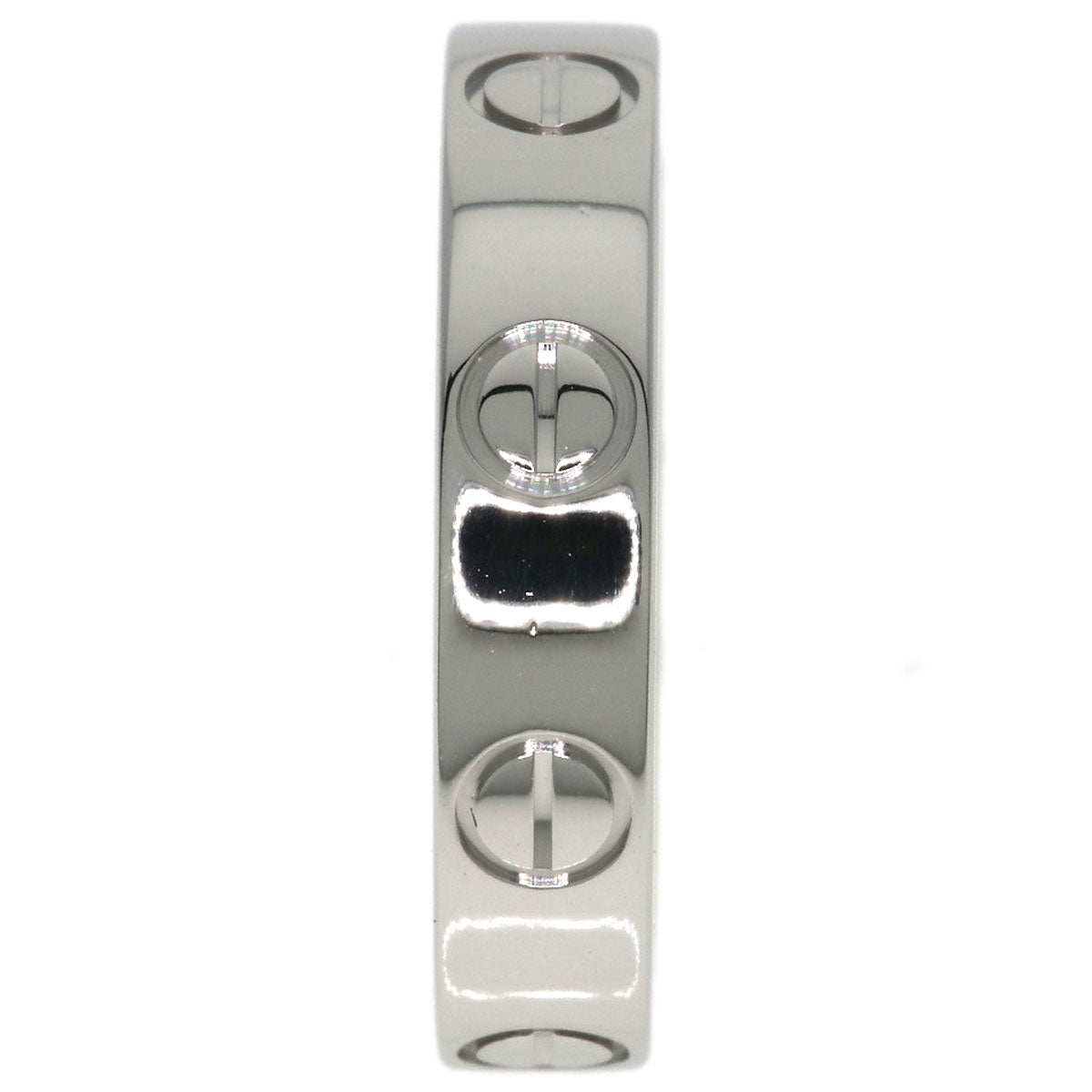 CARTIER mini love ring #48 Ring Platinum PT950 Ladies [Used]