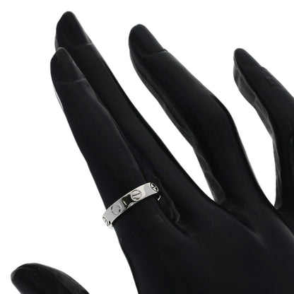 CARTIER mini love ring #48 Ring Platinum PT950 Ladies [Used]