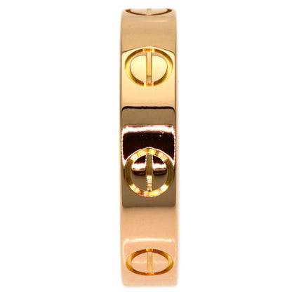 CARTIER Mini love ring # 47 Ring K18 Pink Gold Ladies [Used]
