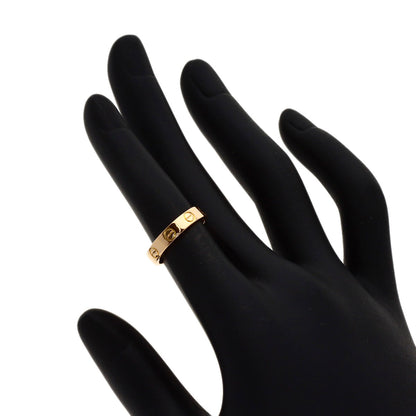 CARTIER Mini love ring # 47 Ring K18 Pink Gold Ladies [Used]