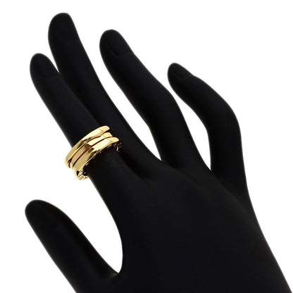 BVLGARI B.zero1 2 Band #49 Ring K18 Yellow Gold Ladies [Used]
