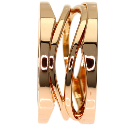 BVLGARI B.zero1 Legend 3 Bands #47 Ring K18 Pink Gold Ladies [Used]