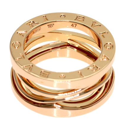 BVLGARI B.zero1 Legend 3 Bands #47 Ring K18 Pink Gold Ladies [Used]