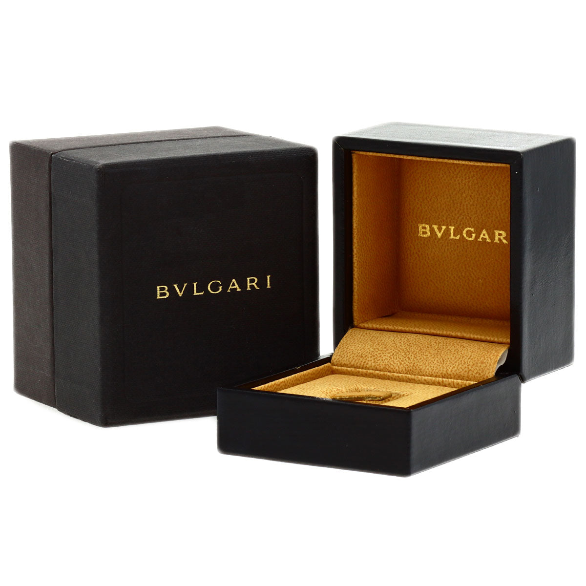 BVLGARI B.zero1 4-band White Ceramic #49 Ring K18 Pink Gold Ladies [Used]