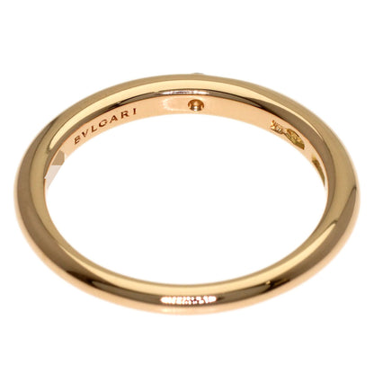 BVLGARI Feddie 1P Diamond Ring K18 Pink Gold Ladies [Used]