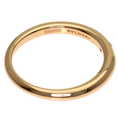 BVLGARI Feddie 1P Diamond Ring K18 Pink Gold Ladies [Used]