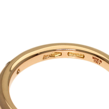 BVLGARI Feddie 1P Diamond Ring K18 Pink Gold Ladies [Used]