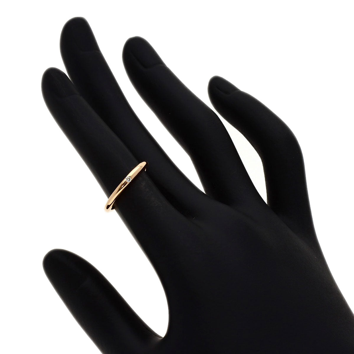 BVLGARI Feddie 1P Diamond Ring K18 Pink Gold Ladies [Used]
