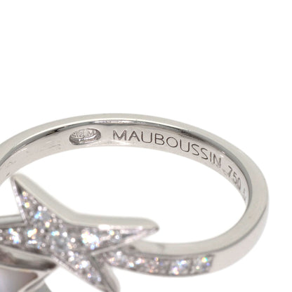 MAUBOUSSIN Etoile de Vie Diamond #54 Ring K18 White Gold Ladies [Used]