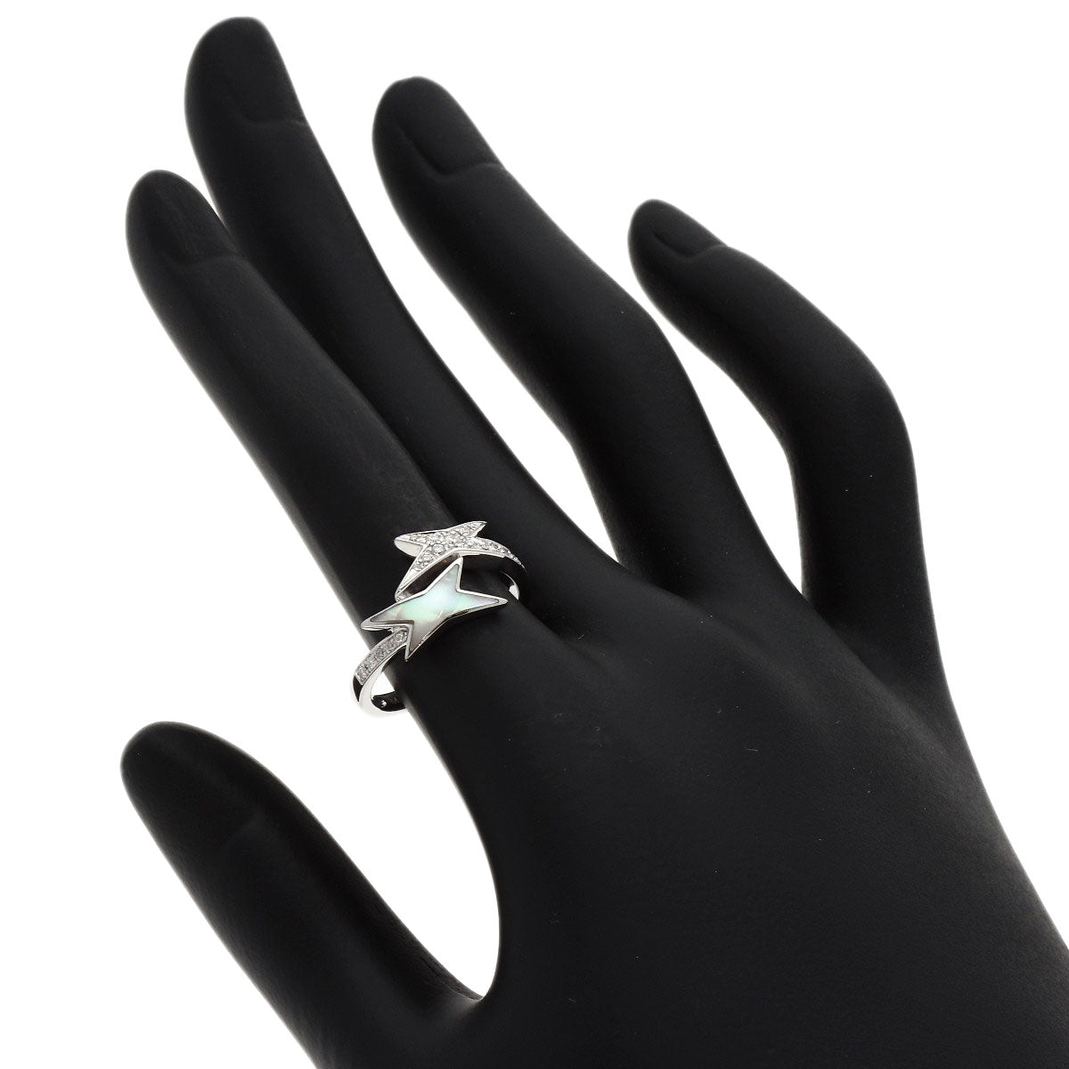 MAUBOUSSIN Etoile de Vie Diamond #54 Ring K18 White Gold Ladies [Used]