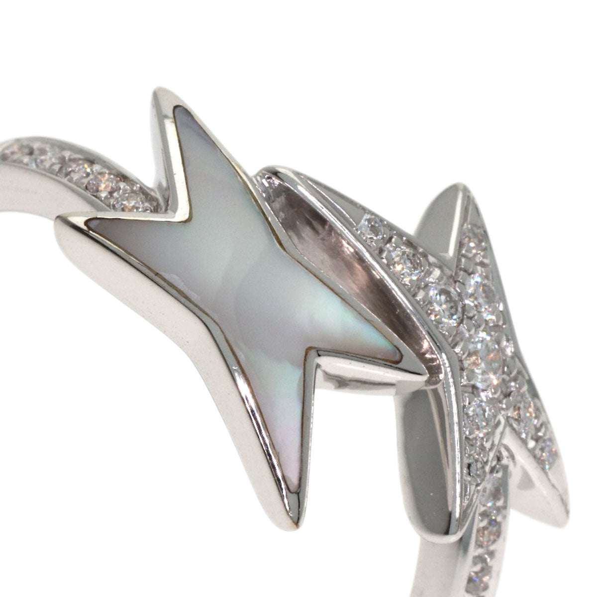 MAUBOUSSIN Etoile de Vie Diamond #54 Ring K18 White Gold Ladies [Used]