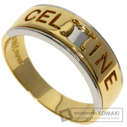 CELINE Macadam Ring K18 Yellow Gold PT900Ladies [Used]
