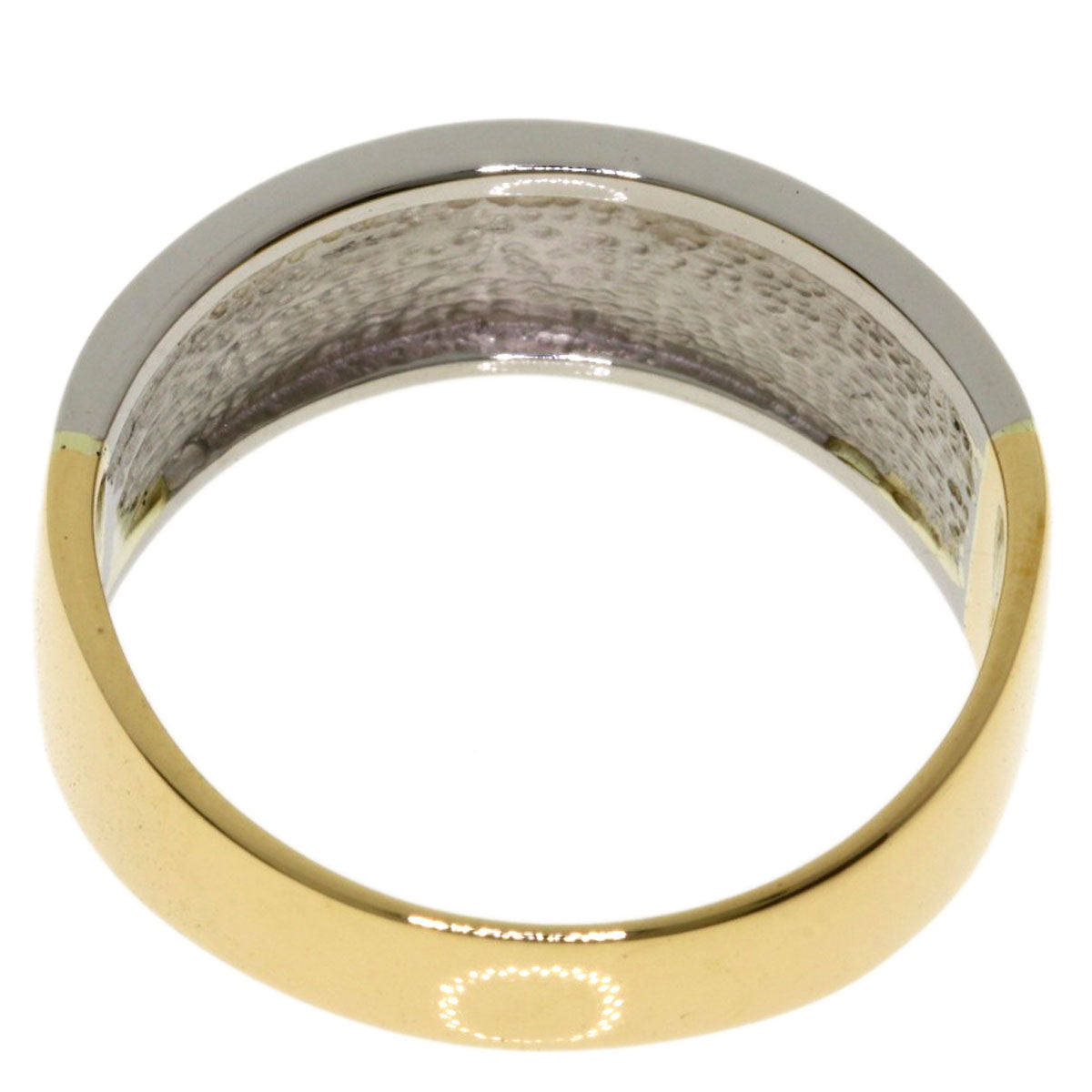 CELINE Macadam Ring K18 Yellow Gold PT900Ladies [Used]