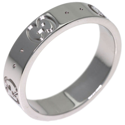 GUCCI Icon # 6 Ring K18 White Gold Ladies [Used]