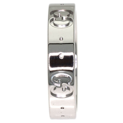 GUCCI Icon # 6 Ring K18 White Gold Ladies [Used]