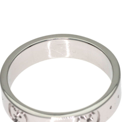 GUCCI Icon # 6 Ring K18 White Gold Ladies [Used]