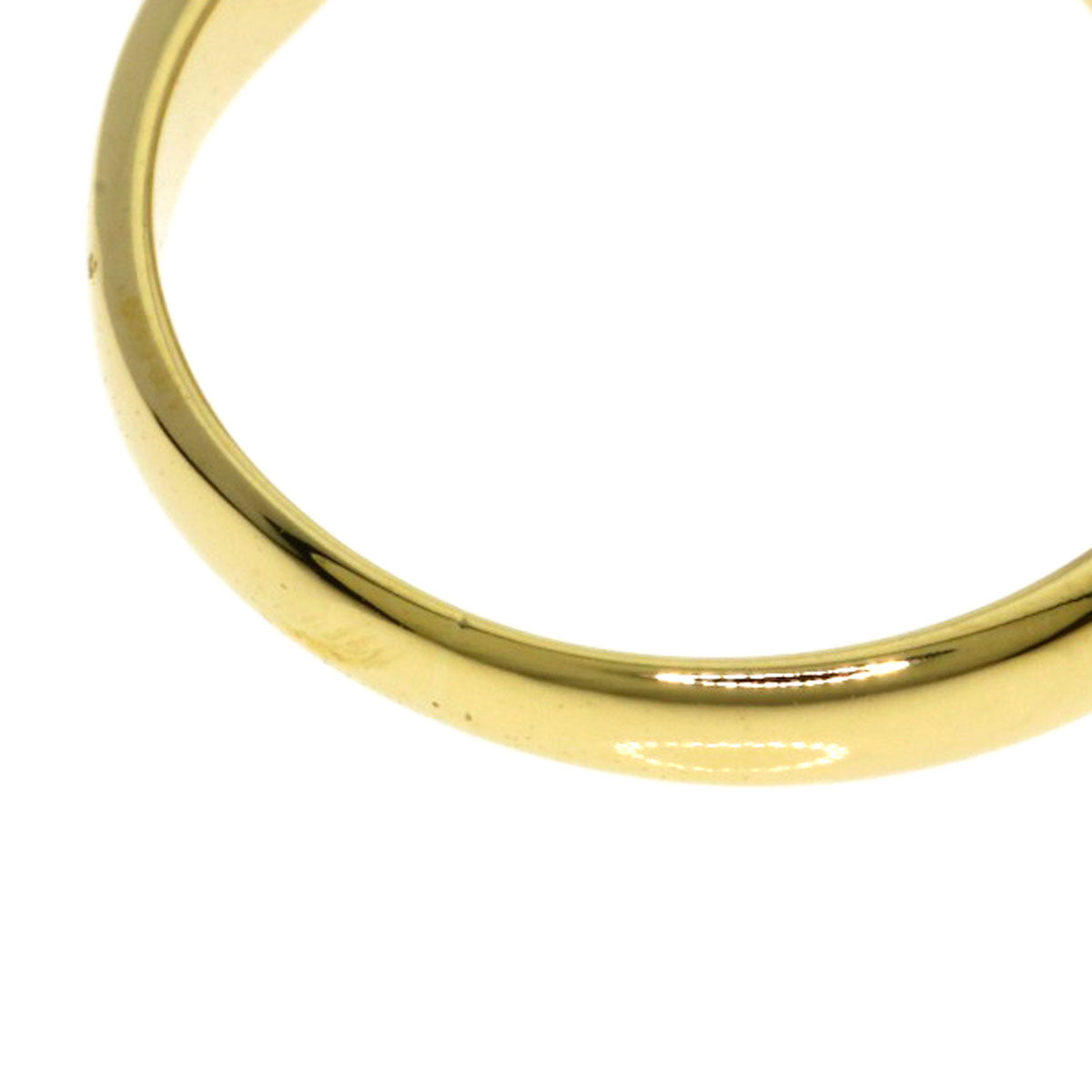 Dior Diamond heart motif Ring K18 Yellow Gold Ladies [Used]