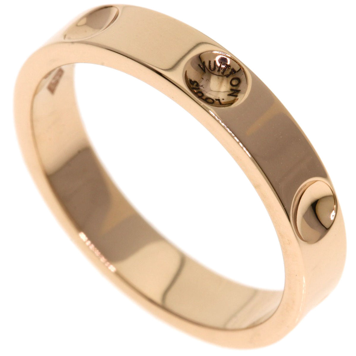 LOUIS VUITTON Petiteberg Empreinte #50 Ring K18 Pink Gold Ladies [Used]