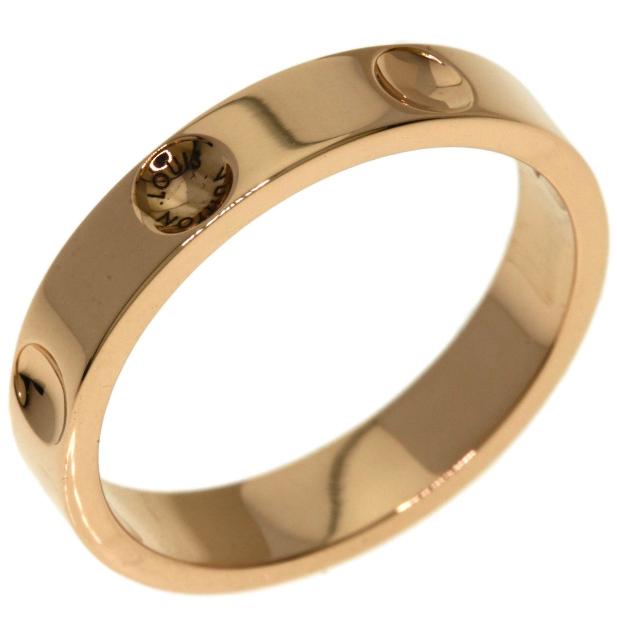 LOUIS VUITTON Petiteberg Empreinte #50 Ring K18 Pink Gold Ladies [Used]