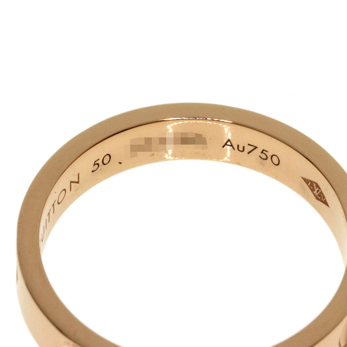 LOUIS VUITTON Petiteberg Empreinte #50 Ring K18 Pink Gold Ladies [Used]