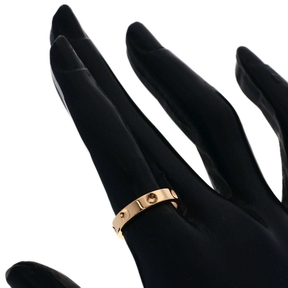 LOUIS VUITTON Petiteberg Empreinte #50 Ring K18 Pink Gold Ladies [Used]