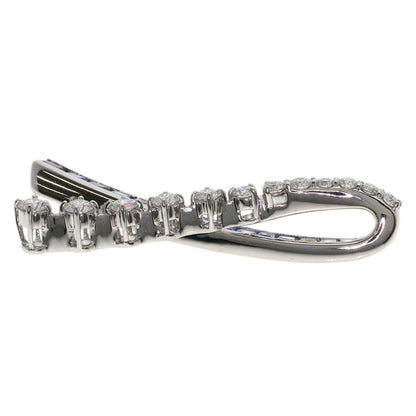 Jeunet Sapphire Diamond Pendant top K18 White Gold Ladies [Used]