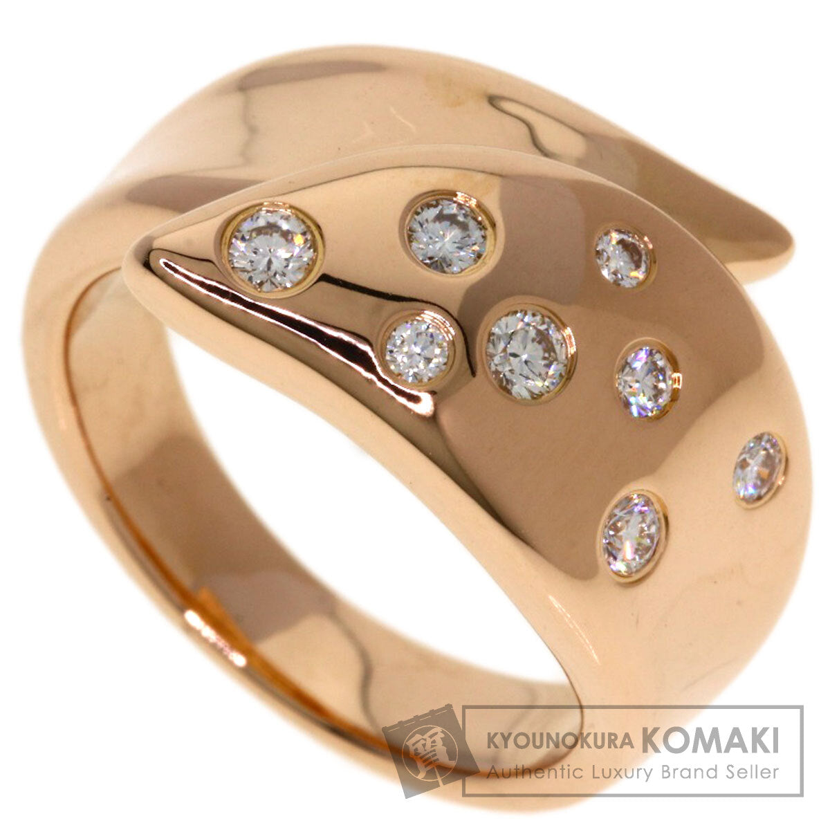 TASAKI Diamond Ring K18 Pink Gold Ladies [Used]