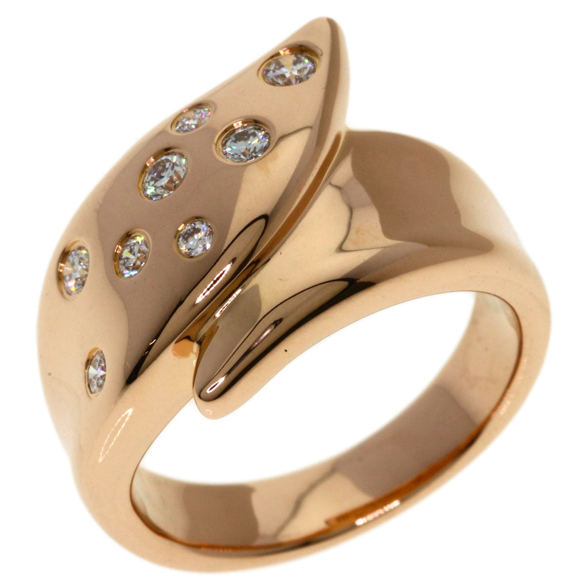 TASAKI Diamond Ring K18 Pink Gold Ladies [Used]