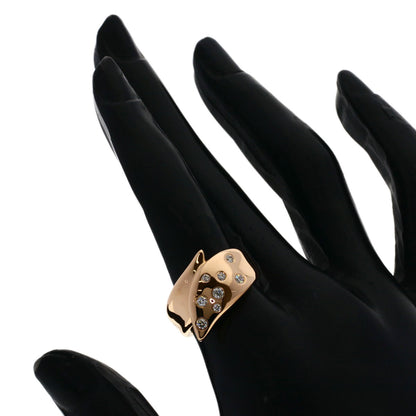 TASAKI Diamond Ring K18 Pink Gold Ladies [Used]