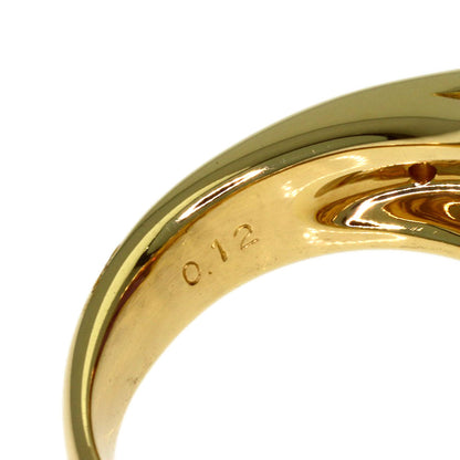 TASAKI Amethyst Diamond Ring K18 Yellow Gold Ladies [Used]