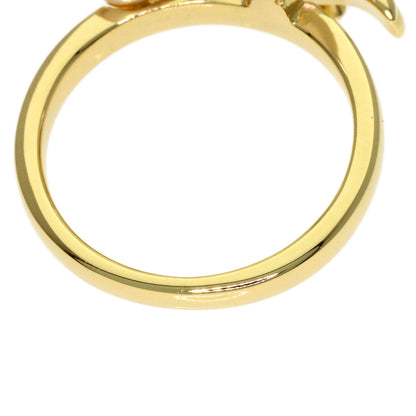 MIKIMOTO Pearl Pearl Ribbon Ring K18 Yellow Gold Ladies [Used]