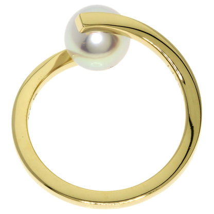 TASAKI A Fine Balance Pearl Pearl Diamond Ring K18 Yellow Gold Ladies [Used]
