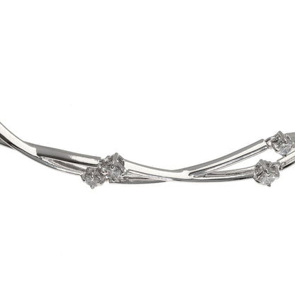 TASAKI Diamond Bracelet K18 White Gold Ladies [Used]