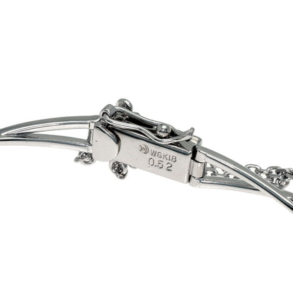 TASAKI Diamond Bracelet K18 White Gold Ladies [Used]