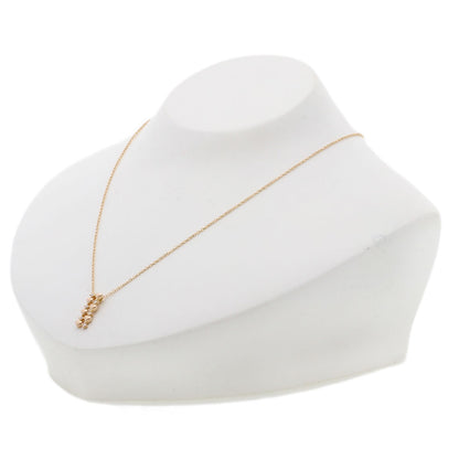TASAKI Heart Diamond Necklace K18 Pink Gold Ladies [Used]