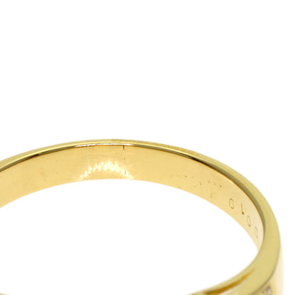 Ponte Vecchio Pearl Pearl Diamond Ring K18 Yellow Gold Ladies [Used]