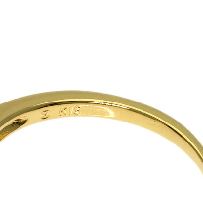 MIKIMOTO Baby Pearl Pearl Diamond Ring K18 Yellow Gold Ladies [Used]