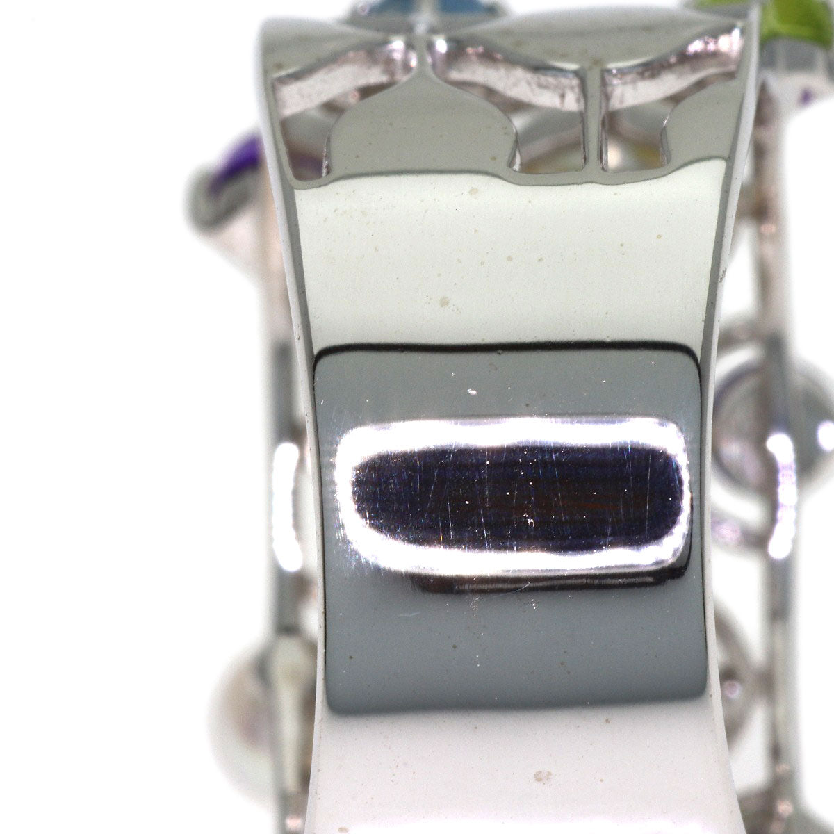 MIKIMOTO Pearl Pearl colored stones Ring K18 White Gold Ladies [Used]