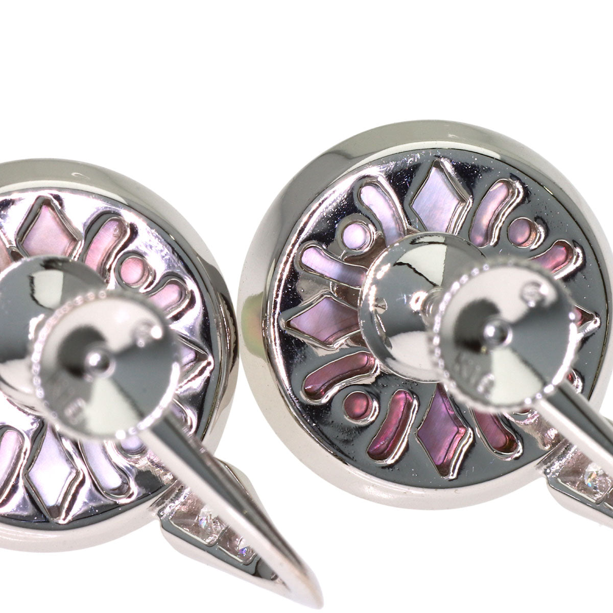 MIKIMOTO Pikuwe Pearl Pearl Earring K18 White Gold Ladies [Used]