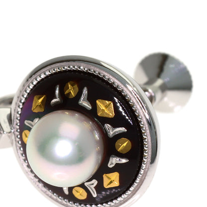 MIKIMOTO Pikuwe Pearl Pearl Earring K18 White Gold Ladies [Used]