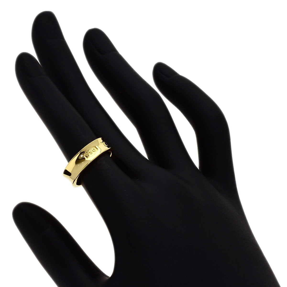 TIFFANY&Co. 1837 Ring K18 Yellow Gold Ladies [Used]