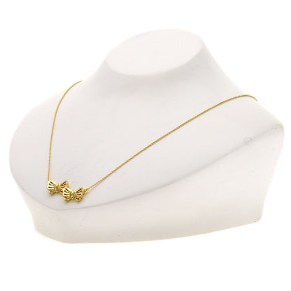 TIFFANY&Co. Double Butterfly Necklace K18 Yellow Gold Ladies [Used]