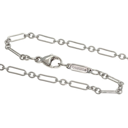 TIFFANY&Co. Heart 3P Diamond Necklace K18 White Gold Ladies [Used]