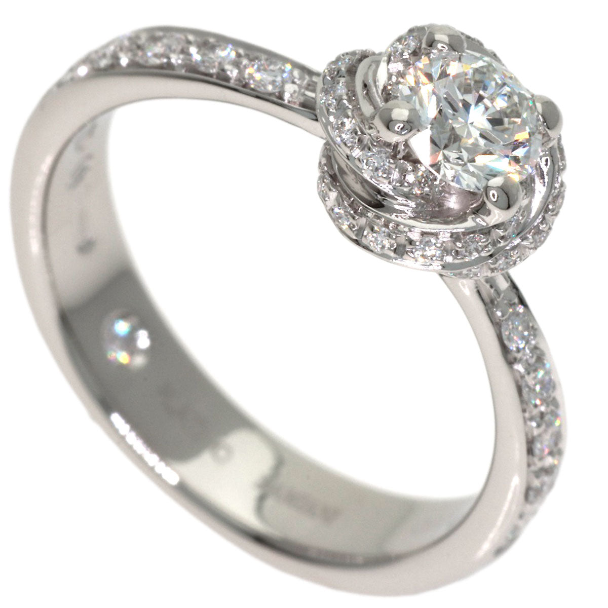 Damiani Pocciolo Diamond G-VVS2-EX Ring Platinum PT950 Ladies [Used]